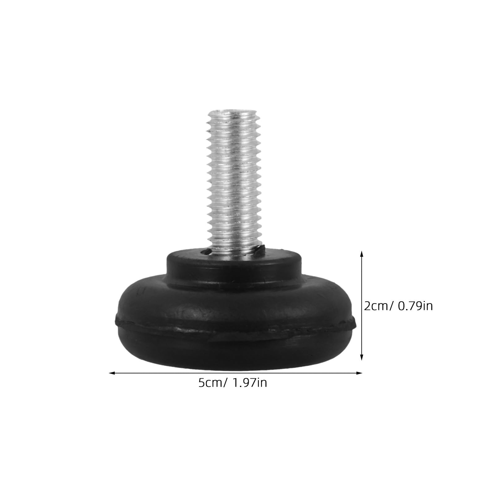 Verstellbare Gummipuffer für Möbel, Rutschfest, Stoßdämpfend, 8 Stück