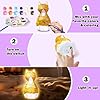FUNZBO Paint Your Own Cat Lamp Kit - Arts and Crafts Supplies Kitten Painting for Kids Teens, DIY Night Light Toy for Girls Boys Age 3 4 5 6 7 8 9 10 11 12 13 Birthday Gifts #4