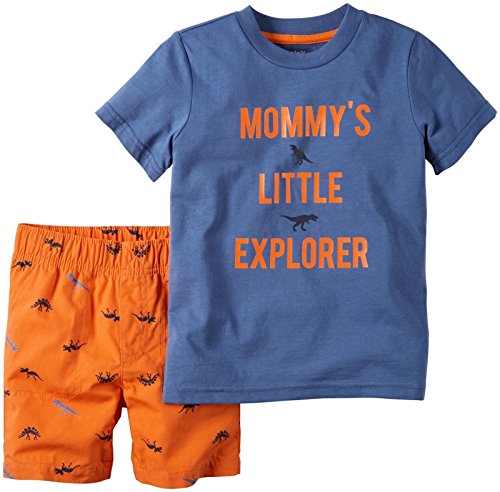 Carter's 2 Piece Graphic Set, Mommys Explorer, New Born