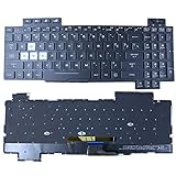 New US Black English Backlit Laptop Keyboard (Without palmrest) for ASUS GL504 GL504GV GL504G...