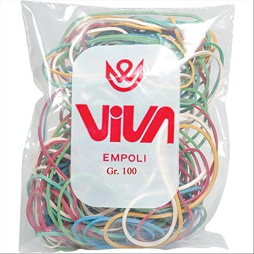 VIVA SRL A100 goma elástica - Elástico (Multicolor, 100 g)