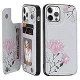 FLYEE Case Compatible with iPhone 12 Pro Max [6.7 inch],Cute case for Women and Girls,Watercolor Gradient Design Case Silver (Silver)