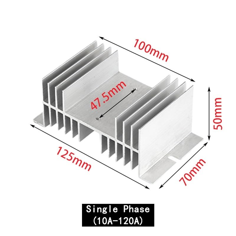 Refroidisseur aluminium SSR 10A-200A pour dissiper la chaleur - 2