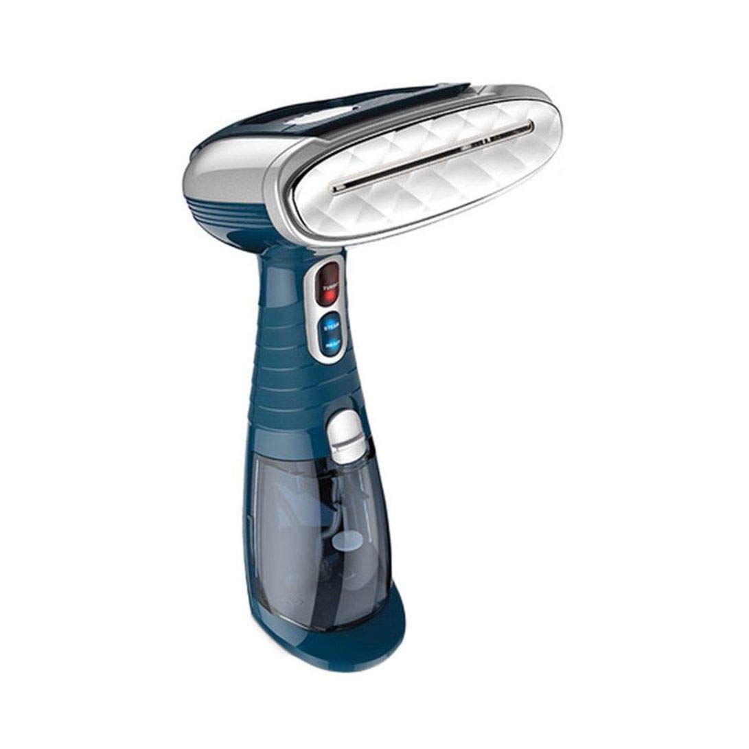 BabylissGarment Steamer| Powerful 1500w Steaming Performance| Large Water Tank CapACity & Lightweight And Portable Design| 4in1 Head Design Used On All Fabrics | GS300SDE(Blue)