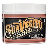 Suavecito Pomade Firme Clay 5 oz, 1 Pack - Strong Hold - Low Shine Matte Clay Pomade For Natural Texture Hairstyles For Men