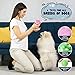 ZENAPOKI Dog Toys for Aggressive Chewers (3in1) - Squeaky Dog Toys Interactive - Dog Toys for Medium Dogs, Large & Small Breeds - Puppy Teething Chew Dog Toy - Juguetes Perros - Pink