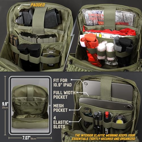WYNEX Tactical Molle Admin Pouch, Molle Pouches of Double Layer Design by WYNEX - Used condition - Image 4