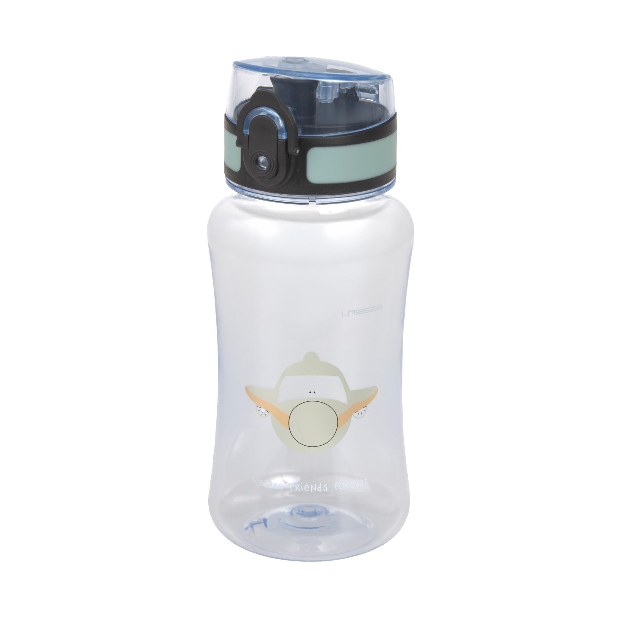 LÄSSIG Tiny Drivers Airplane Children's Drinking Bottle 420 ml BPA-Free Leak-Proof