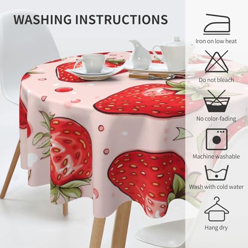 Nappe de 152 cm imprimée fruits pour protéger et décorer une table de fête