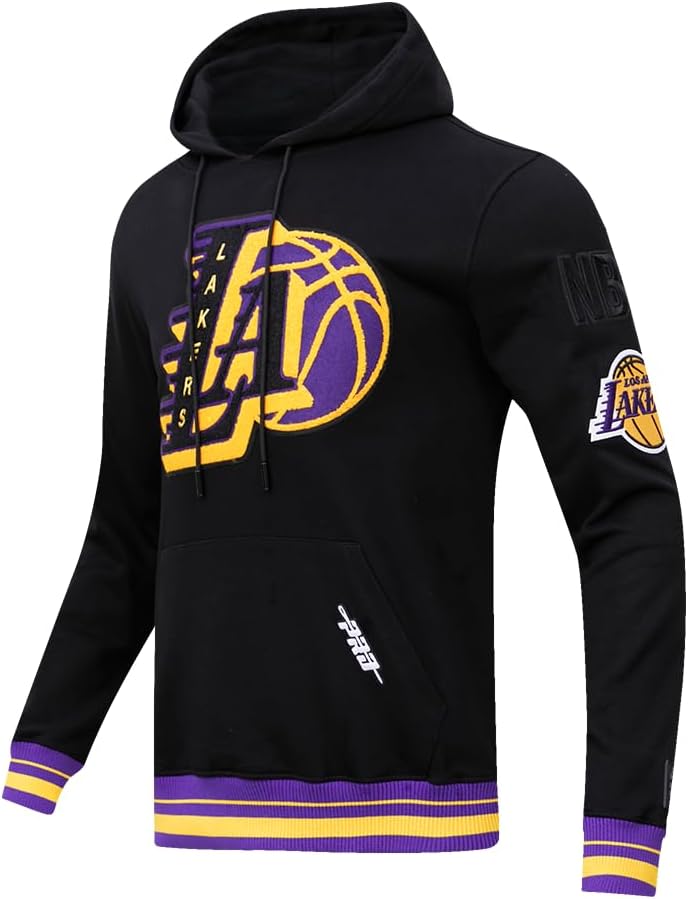 Pro Standard Mens NBA Mash Up Brushed Back French Terry Pull Over Hoodie