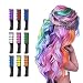 10 Colors Hair Chalk for Girls Gift, Kids Temporary Bright Hair Color, Hair Chalk Comb Birthday New Year Gift for Girls Of Ages 4 5 6 7 8 9 10+ Washable Non-Toxic for Kids Hair Dyeing Cosplay Parties