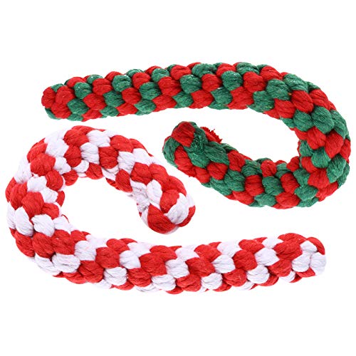 Brinquedo para cães de estimação - 2 peças de brinquedo molar para cães de mastigar corda de algodão