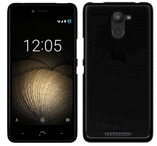 TBOC® Custodia Gel TPU Nera per bq Aquaris U Plus