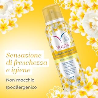 Vagisil Deodorante Intimo Spray Donna Essenza Delicata Al Gelsomino Bianco, Igiene Intima, Freschezza E Igiene Per Tutto Il Giorno, Ipoallergenico, Delicato Sulla Pelle, 125 ml