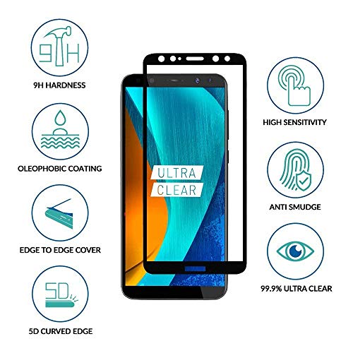 Image of Screen Protector for Huawei Honor 9i Tempered Glass Edge-to-Edge 6D Screen Guard With Installation Kit