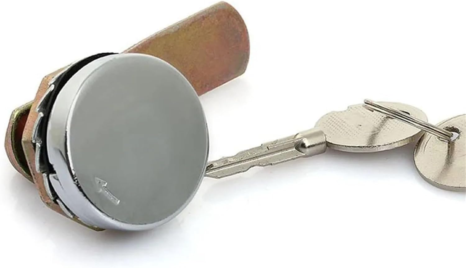Door Lock Steady Cam Lock Padlock for Security Door Cabinet Mailbox Drawer Cupboard Camlock 16mm + 2 Keys 1Pcs
