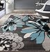 Rugshop Modern Flowers Area Rug 7' 10