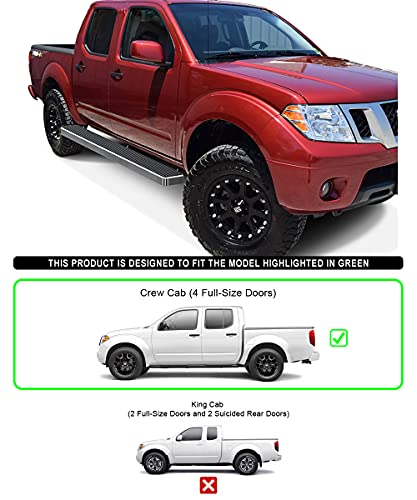Estribos de Acero Inoxidable 304 para Nissan Frontier miniatura 2