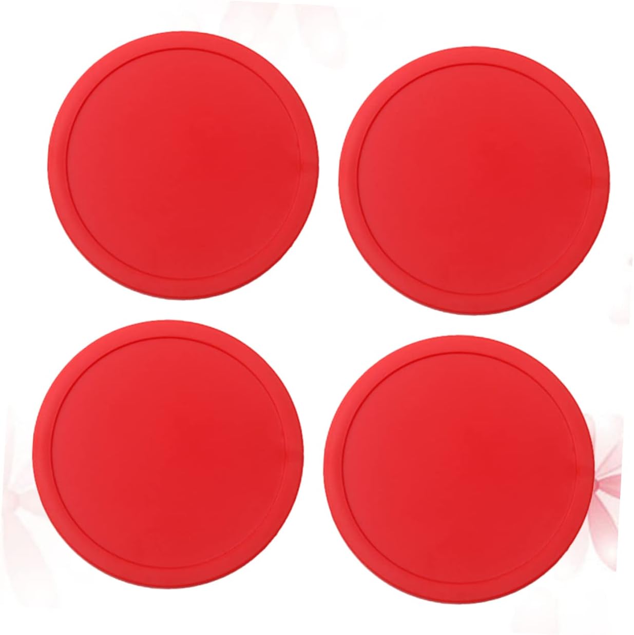 4pcs Mini Ice Hockey Piece Accessories Air Hockey Pucks Boys and Girls