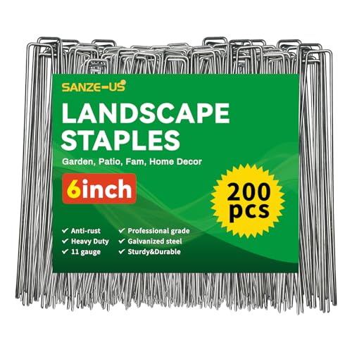 SANZEUS Landscape Staples 6in 100 Stück