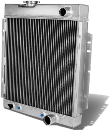 DNA Motoring RA-FM64-3 Aluminum Racing Radiator,Metallic