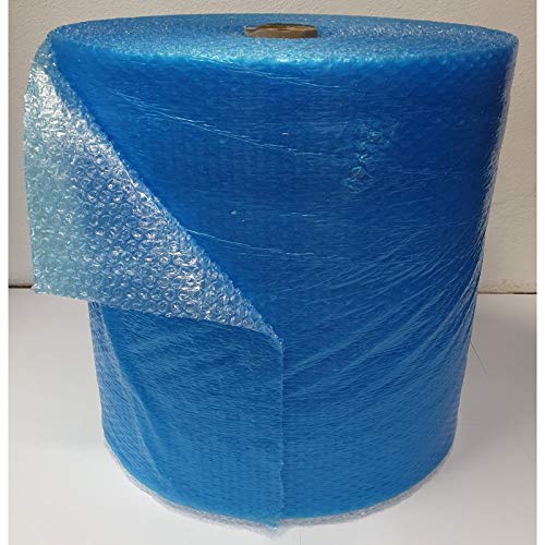 Luftpolsterfolie SELBSTKLEBEND Breite 50 cm x Länge 60 m 120 my Selbsthaftende Luftpolsterfolie Verpackungsfolie Rolle Blisterfolie Polsterfolie Knallfolie Polstermaterial Blasenfolie Knallfolie