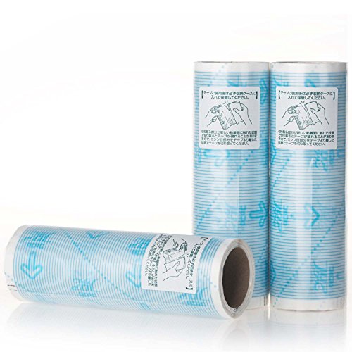 Image of UNIKON 6.3 in Large Lint Roller Refills, 3 Packs, 90 Extra Sticky Sheets