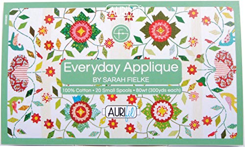 Aurifil USA Sarah Fielke Everyday Applique Collection 80wt 20 Spools miniatura 1