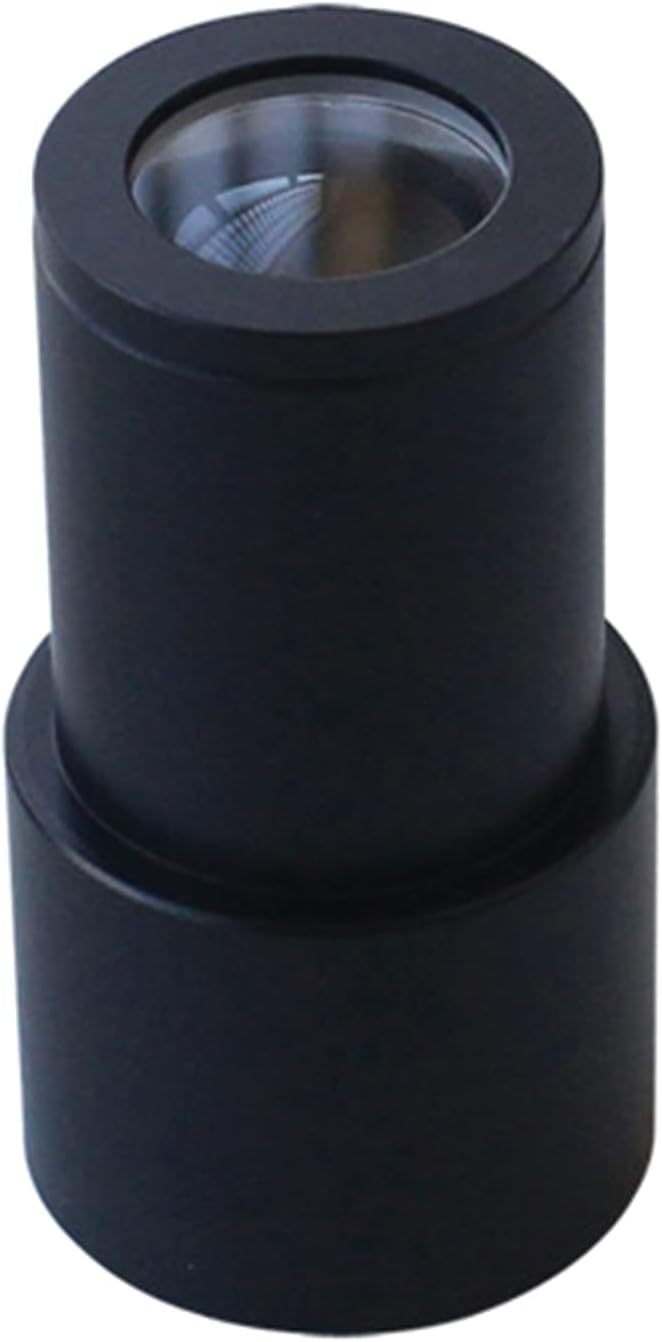 Full Metal Aluminum 2x Barlow Lens Microscope Accessories 23.2mm Mount Port Biological Microscope Optical Glass Lens