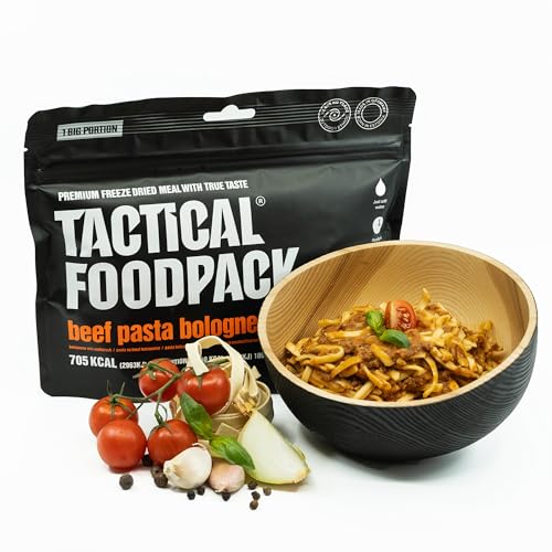 Tactical Foodpack Maxi Ration DE Survie - PÂTES À LA BOLOGNAISE