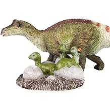 Maiasaura and Hatch Baby Hadrosaur Dinosaur Figure Realistic Jurassic Animal Dino Soft PVC Model Educational Collector Decor Gift for Adult