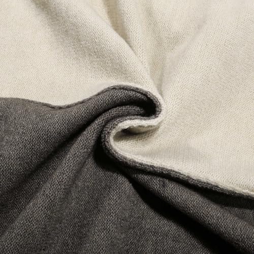 Women 2025 Open Front Long Sleeve Hooded Knit Cardigan Sweater Color Block Outwear Coat,striped loose sweaters4