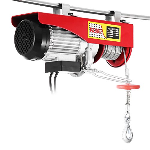 Autovictoria Polipasto Electrico Ascensor 600kg Overhead Polipasto Electrico 220v Cable Eléctrico Polipasto Garage Auto Shop(600kg)