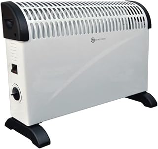 MP Essentials Daewoo Free Standing 2000W Convector Heater with 3 Heat Settings, Safety Cut-Out Function with Thermostat Dial - White