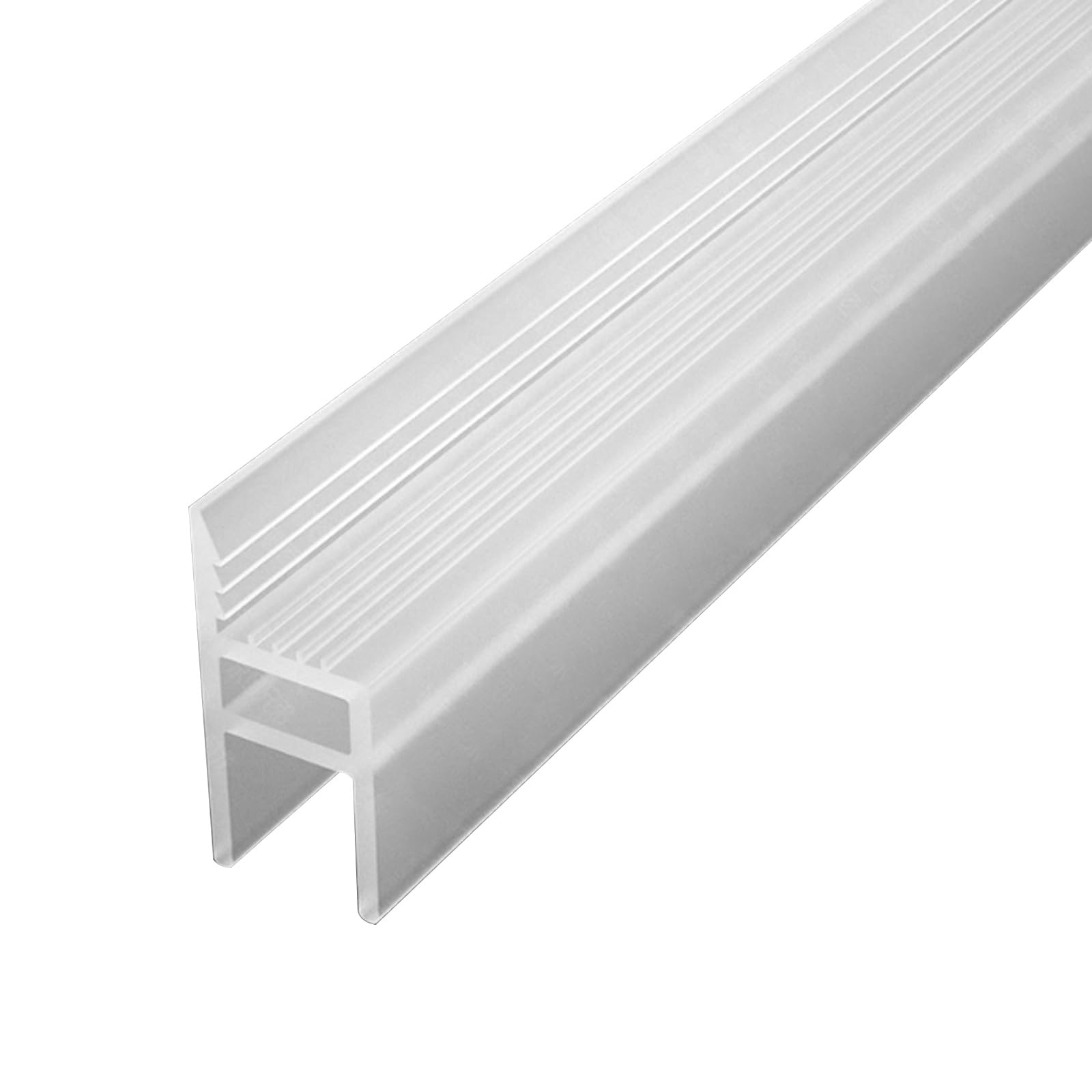 Junta para puerta de cristal de 10 mm en forma de H para mampara de ducha de 3 metros de largo