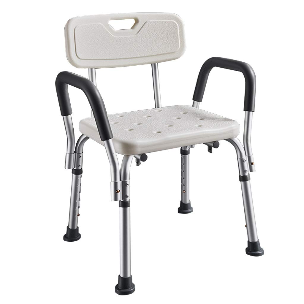 Tabourets de douche à hauteur réglable avec pieds antidérapants