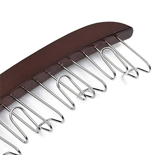 Mayatra'S The Ultimate Wooden Belt Hanger Timber - Also For Ties, Jewellery, Accessories Etc. 2