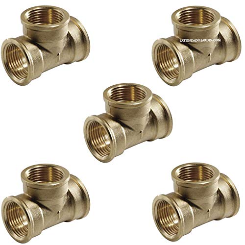 Suinga Pack x 5 TE femmina filettata ottone per tubo in polietilene (1")