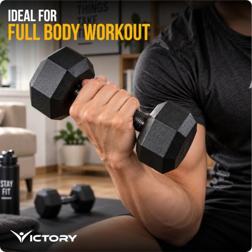 Victory Hexa 10Kg (5kg X 2) Dumbbells - Image 3