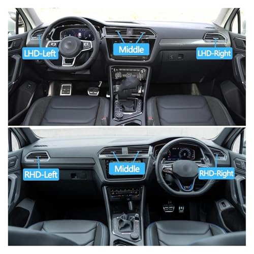 Clip pestaña para salida de aire acondicionado de VW Tiguan 17-22 y kit de ajuste 3