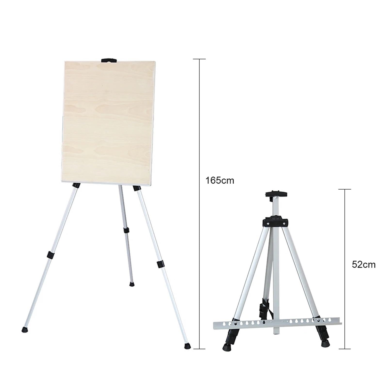 Caballete de Pintura Plegable con Marco y trípode portátil, Soporte Ajustable Caballete Pintura Plegable