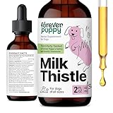 Forever Puppy Milk Thistle Supplement for Dogs - Liver Support for Dogs with Milk Thistle Extract - Silymarin Supplements & Vitamins for Small Large Medium Breed - Canine Liver Detox Drops - 2 oz