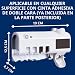 Imagen de S.I.C Porta Cepillo De Dientes con FuncióN De Esterilizador De Rayos Ultravioleta Toothpaste Squeezer Luz Led Montado En La Pared AutomáTico Dispensador De Pasta De Dientes