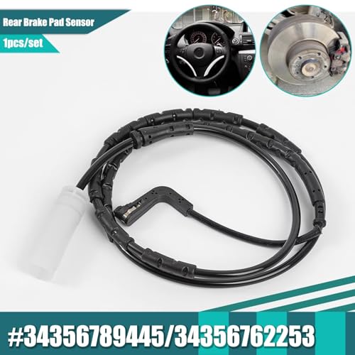 Sensor de desgaste de pastillas de freno traseras 34356789445 compatible con BMW E87 E81 E82 E88 2