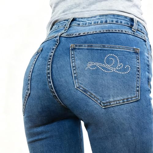 Calcomanías de transferencia de calor de rizos para personalizar chaquetas de niñas 5