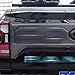 JHO Raptor Style Tailgate Panel Cover Rear Door Trunk Lid Tailgates Guard Plate for Ford Ranger T9 2022 2023 2024 Exterior Accessories Black/Carbon Color (Carbon)