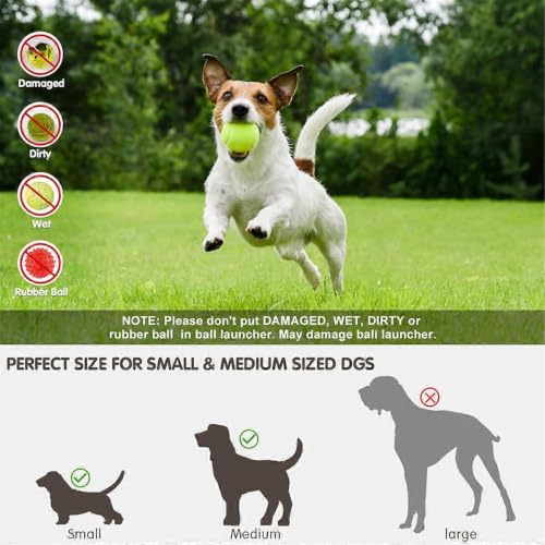 JOYHAPPST Hunde-Tennisballwerfer, automatische Jagd, automatisches Spielzeug, interaktive Maschine, Spaß, interaktiv, Katapult, Werfen A-2