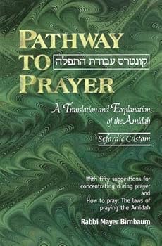 Hardcover Pathway To Prayer, Sephardic, Weekday Book