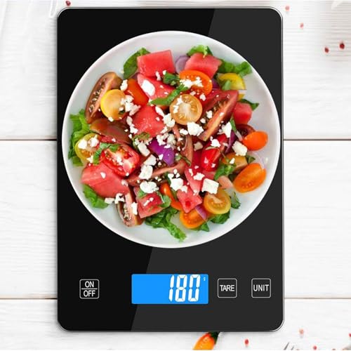Báscula de cocina impermeable inteligente con pantalla digital 7