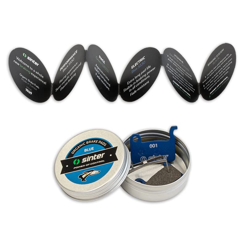Sinter Remblockset S530 for Shimano G Type Brake Pads. Sinter Organic Brake Pads for Shimano, blue - Image 3